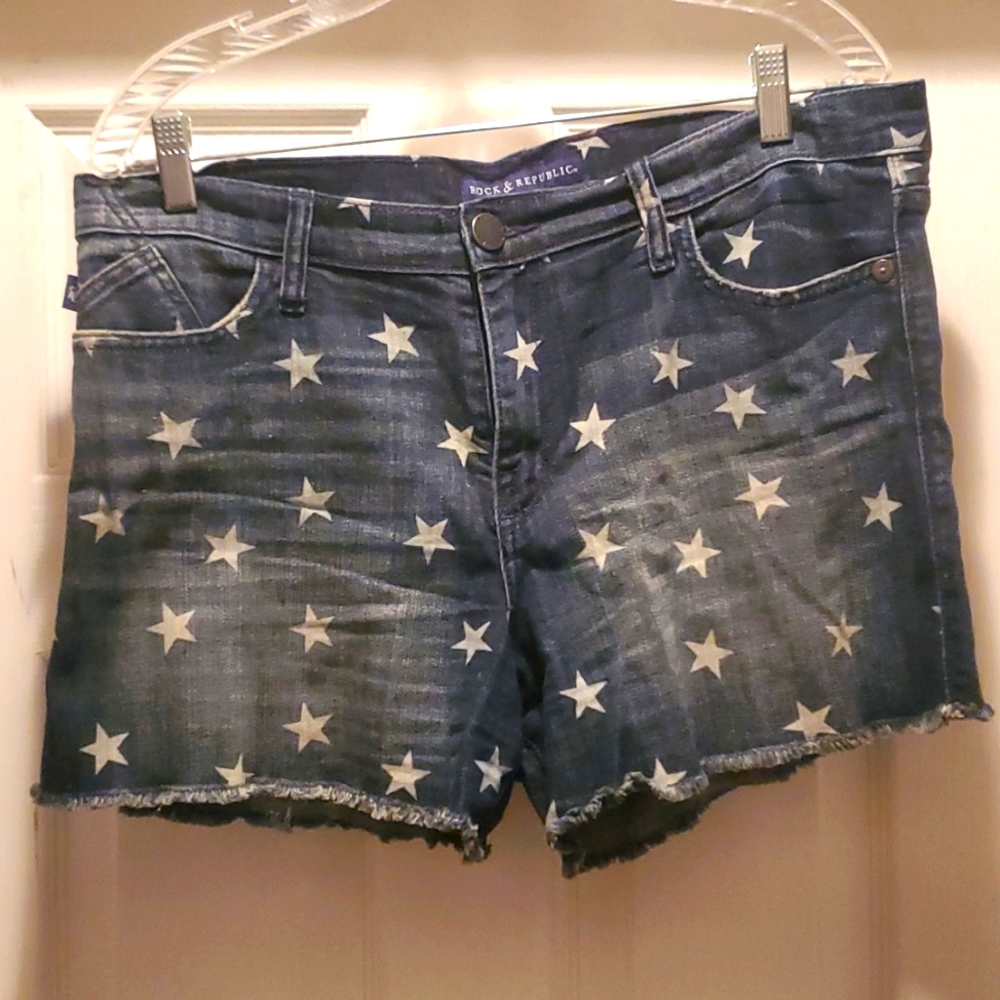Denim shorts